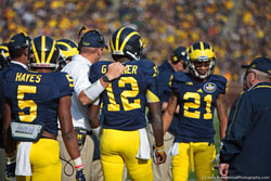 devon gardner university of michigan football vs. northwestern 2012 at the big house in ann arbor